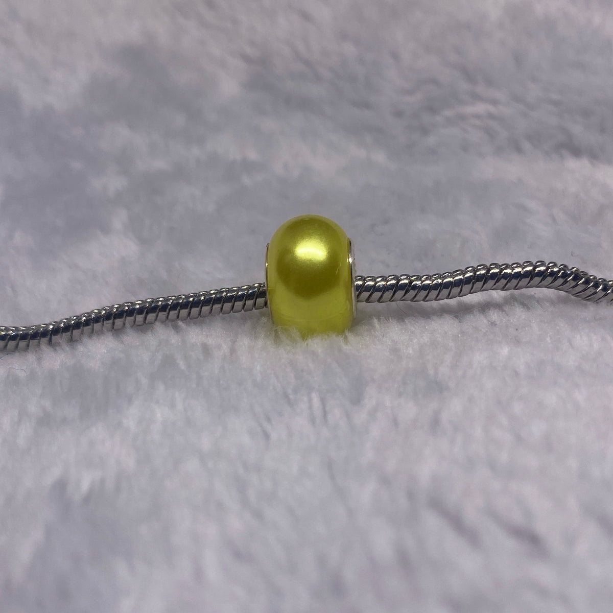 Yellow Pearl Charm