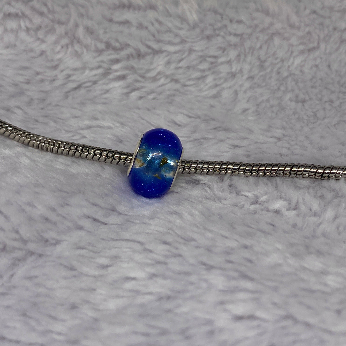 Blue Gold Charm