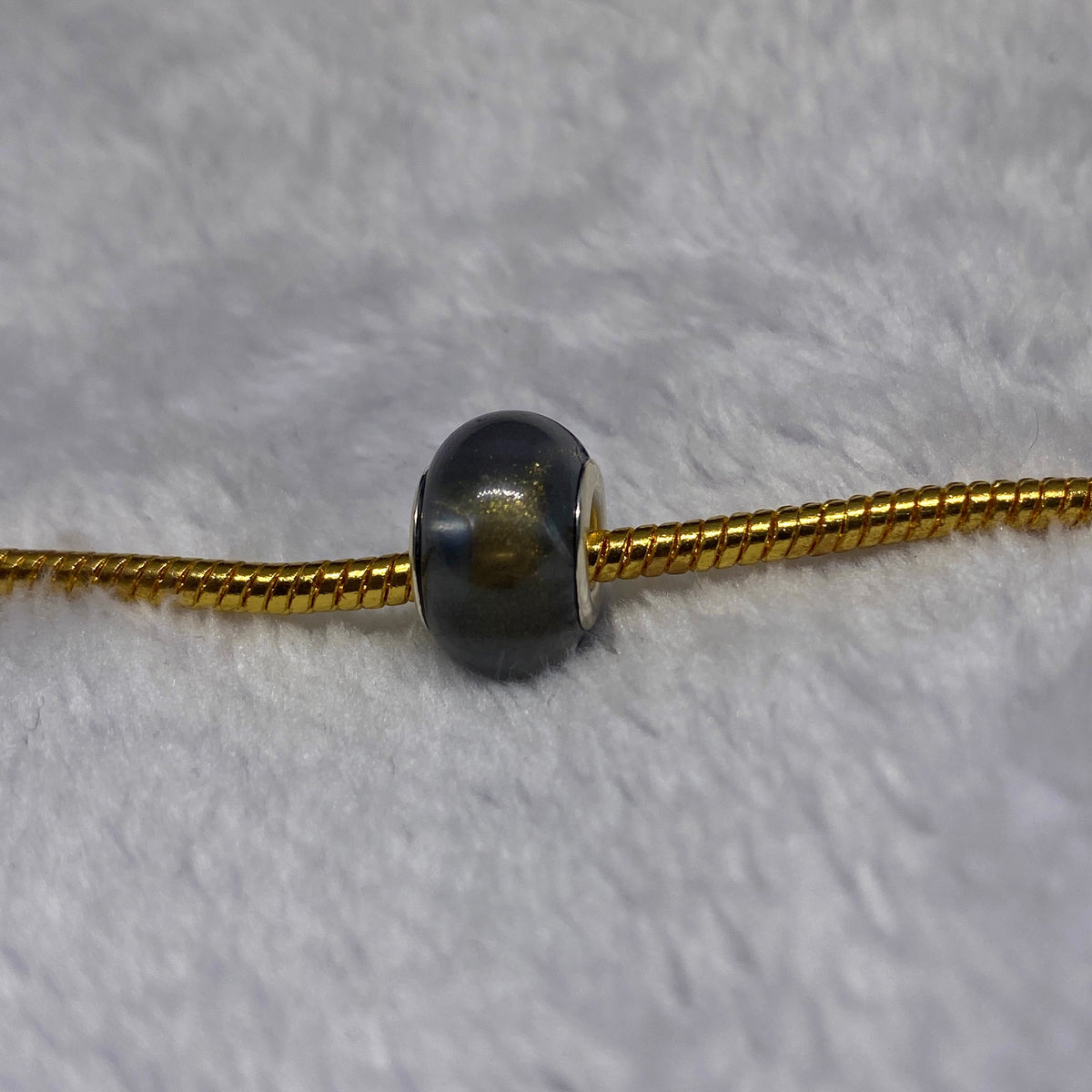 Black Galaxy Ball Charm
