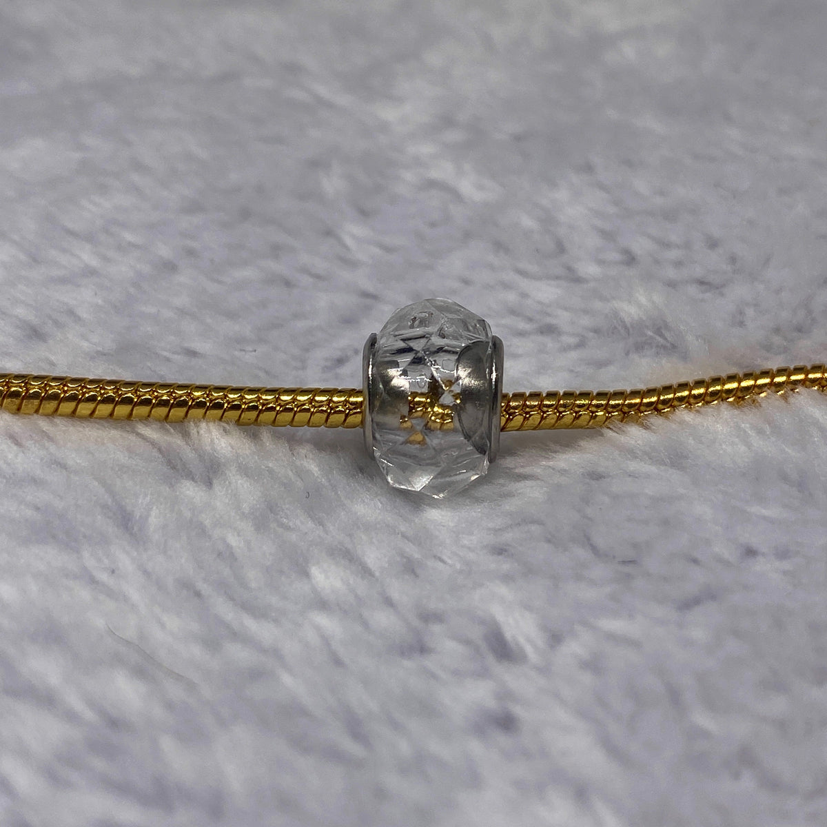 White Crystal Ball Charm