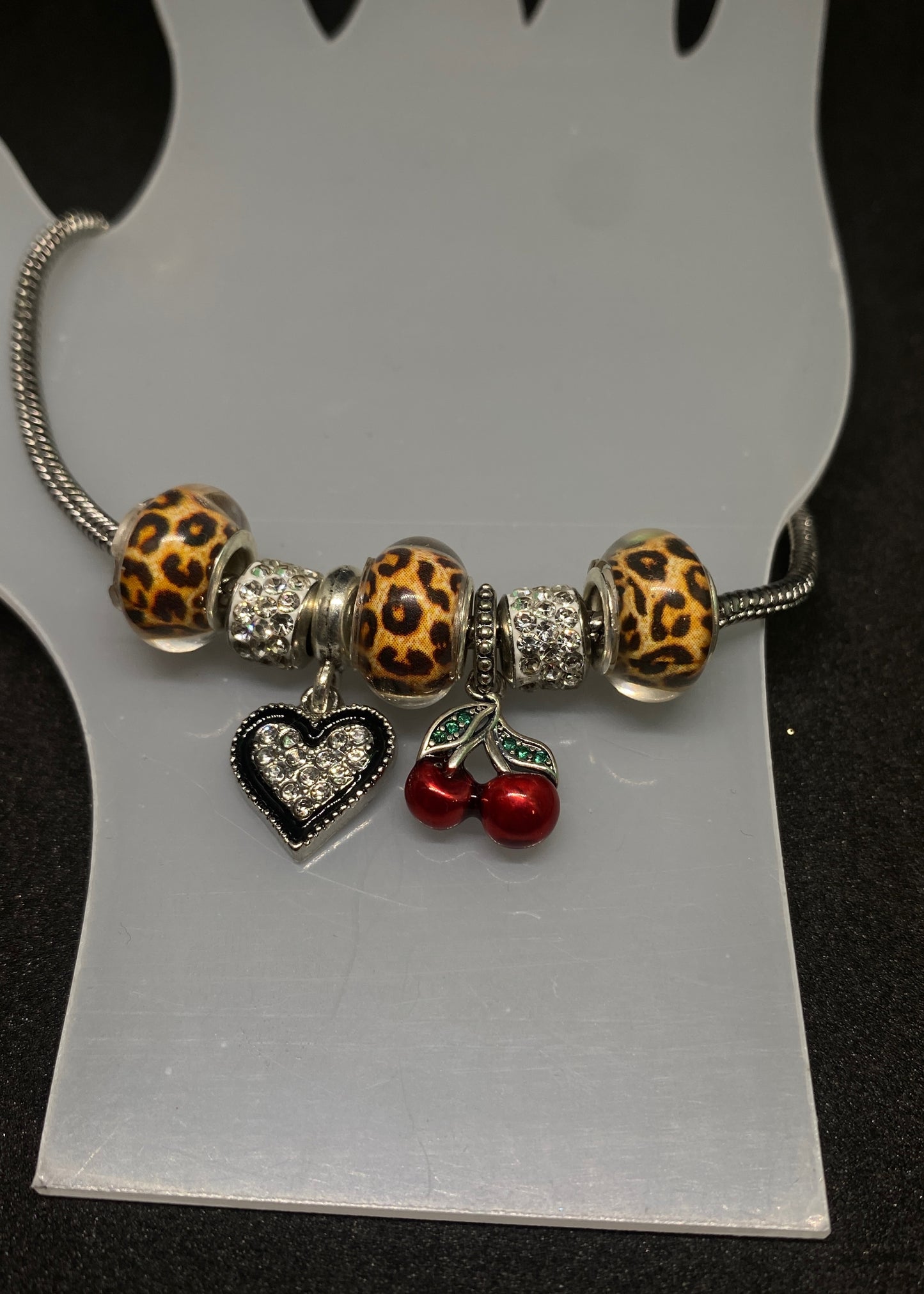 Cherry Hearts Bracelet