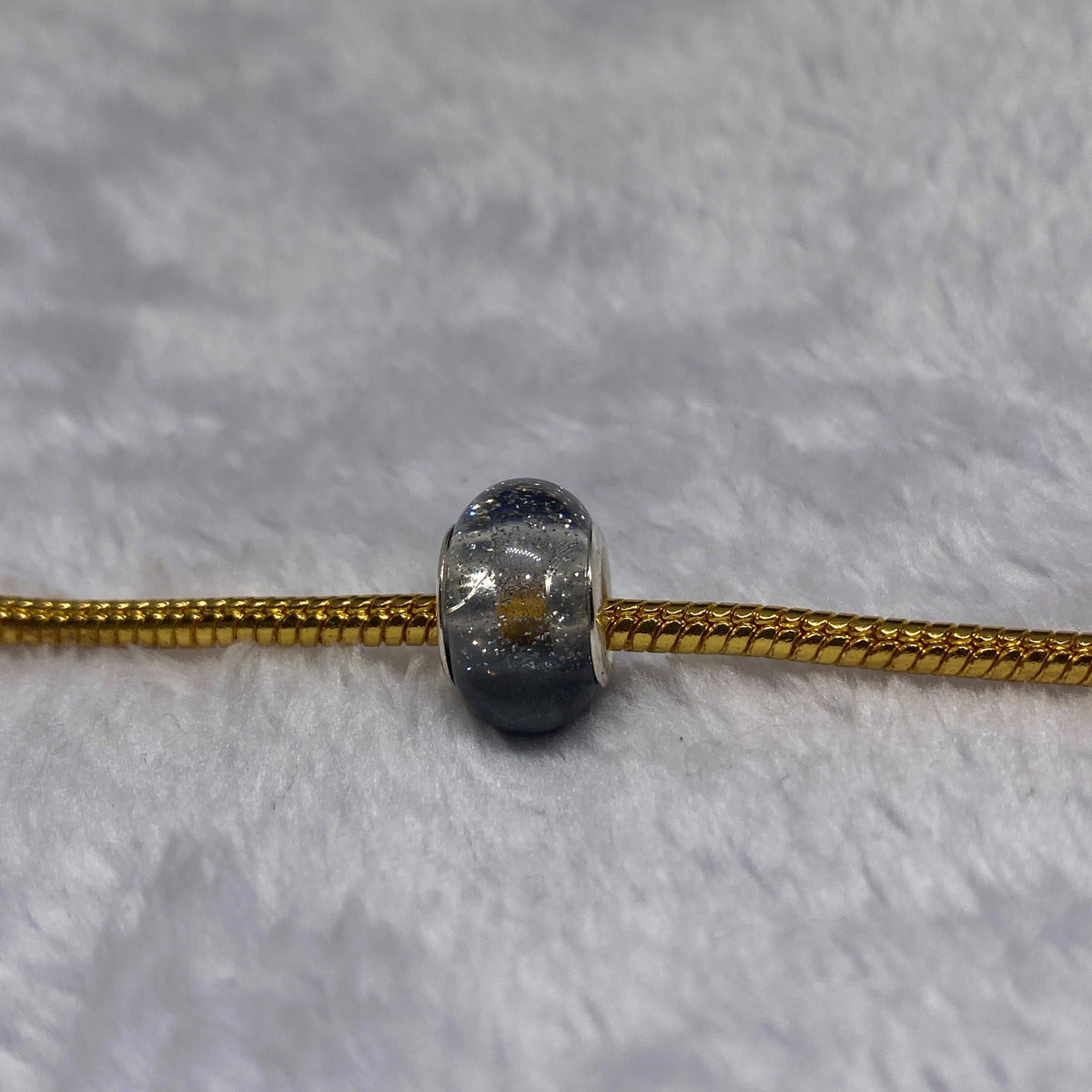 Black Speck Ball Charm