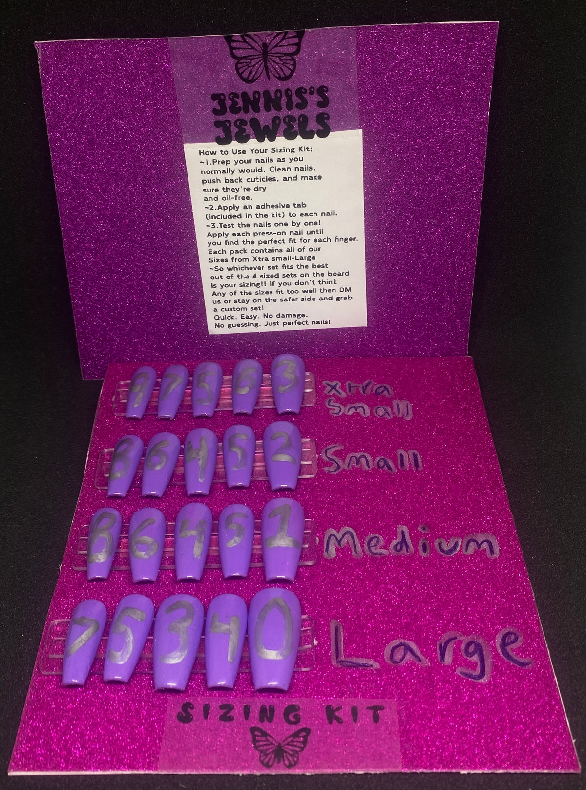 Coffin Shaped Sizing Kit