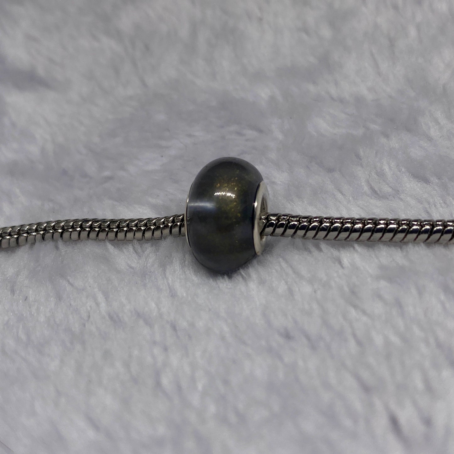 Black Galaxy Ball Charm