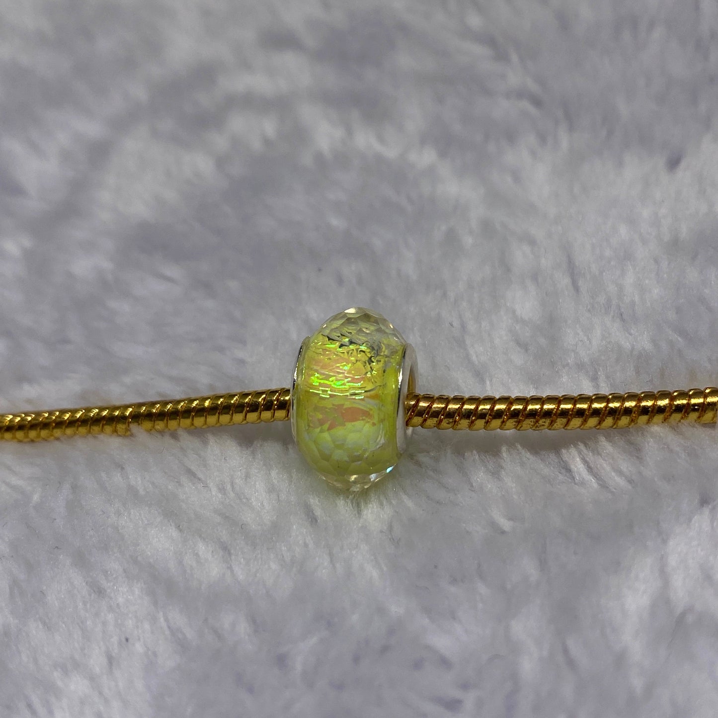 Yellow Chrome Charm