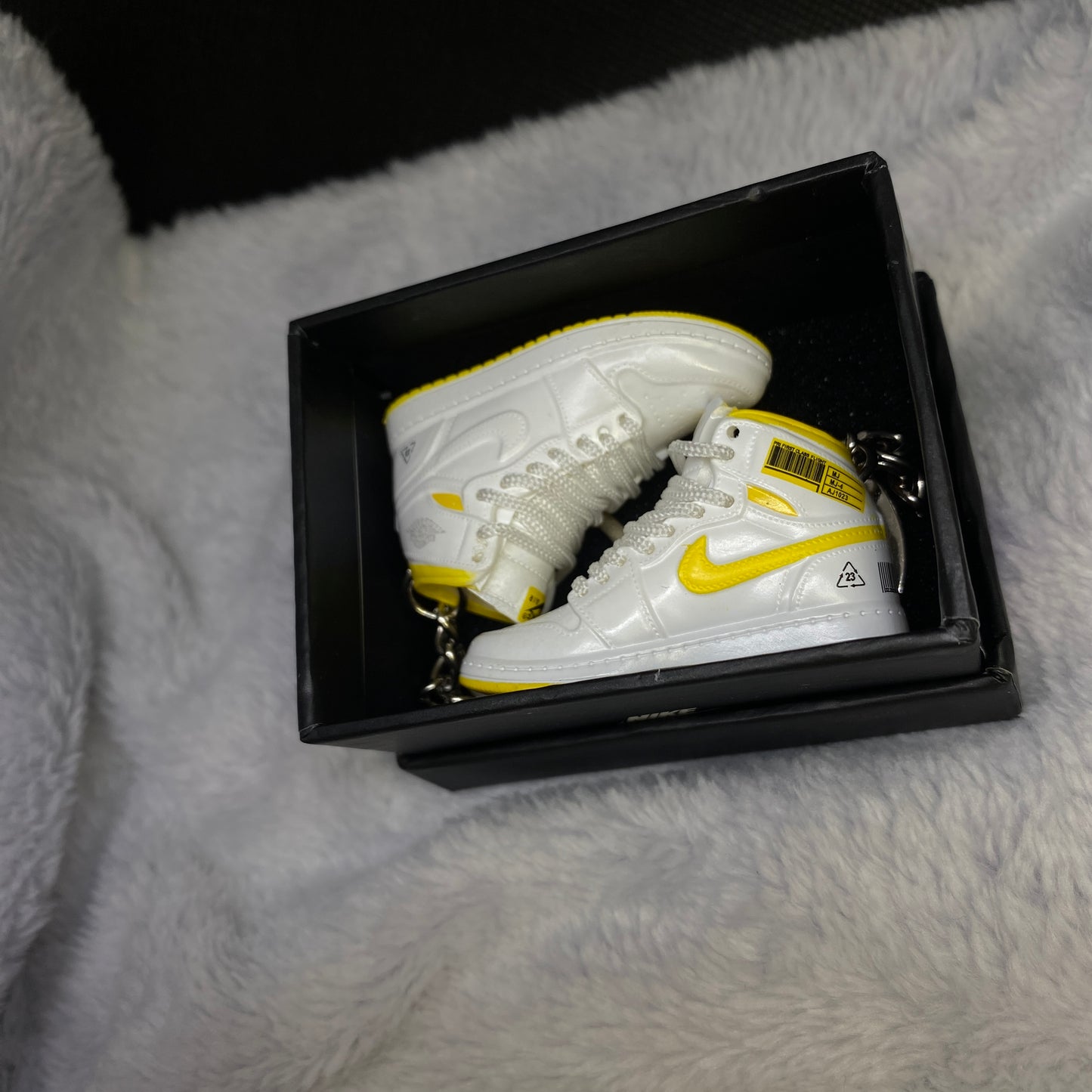 Yellow keychain