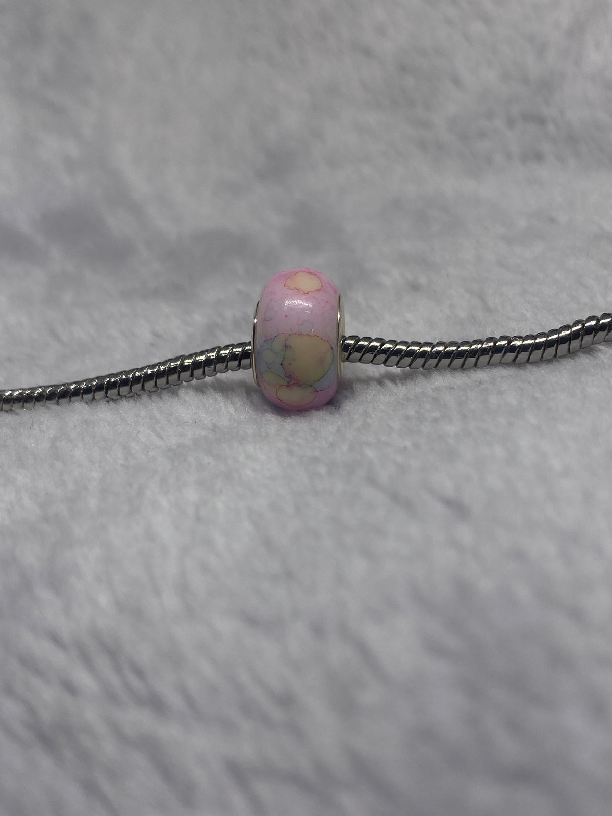 Pink Oil Ball Charm