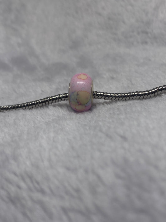 Pink Oil Ball Charm